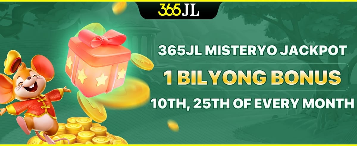 Misteryo Monthly Mega Jackpot promotion banner